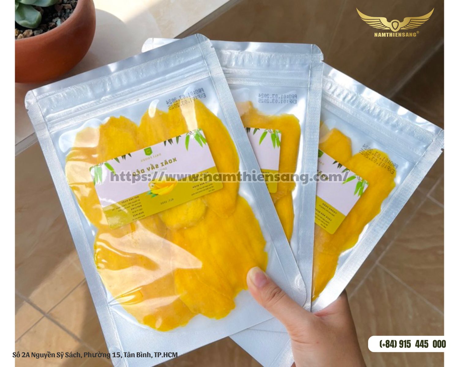 Kích Thước Bao Bì Xoài Sấy Dẻo